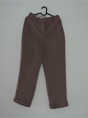 Babaton Cropped Elastic Waist Pant Pink  Size 6